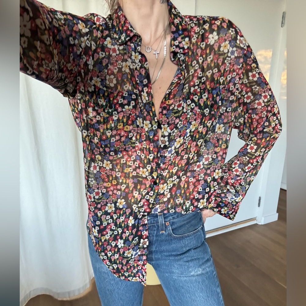 the kooples floral button down💐
